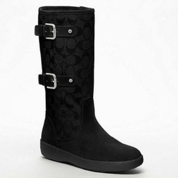 🌻COACH🌻 Black Tinah Boots 👢 - Picture 1 of 7